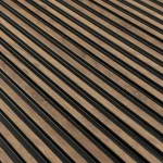 Riflaj decorativ Lamelio tip panou polimer, Asti, Oak Gold, 270x12.2cm