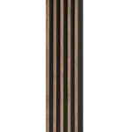 Riflaj decorativ Lamelio tip panou polimer, Asti, Oak Gold, 270x12.2cm