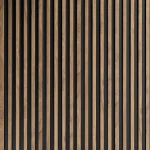 Riflaj decorativ Lamelio tip panou polimer, Asti, Oak Gold, 270x12.2cm