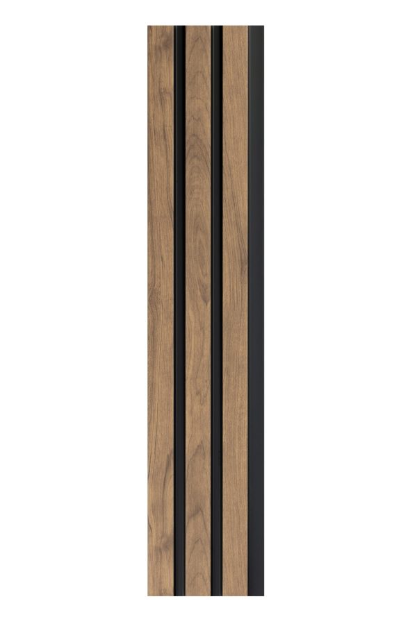 Profil stânga pentru panou riflat 3D Olmo, Oak Craft, 270x4.2cm, Lamelio