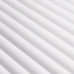 Riflaj decorativ Lamelio tip panou polimer, Luna, Alb, 270x12 cm