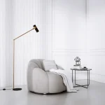 Riflaj decorativ Lamelio tip panou polimer, Luna, Alb, 270x12 cm