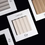 Riflaj decorativ Lamelio tip panou polimer, Onda, Stejar Alb, 270x11.2cm
