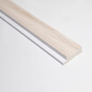 Profil stânga pentru panou riflat 3D Onda Stejar Alb 270x3.8cm Lamelio