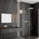 PANOU DECORATIV BAIE LORENTO NOIR R258 KRONOSPAN ROCKO WATERPROOF TILES