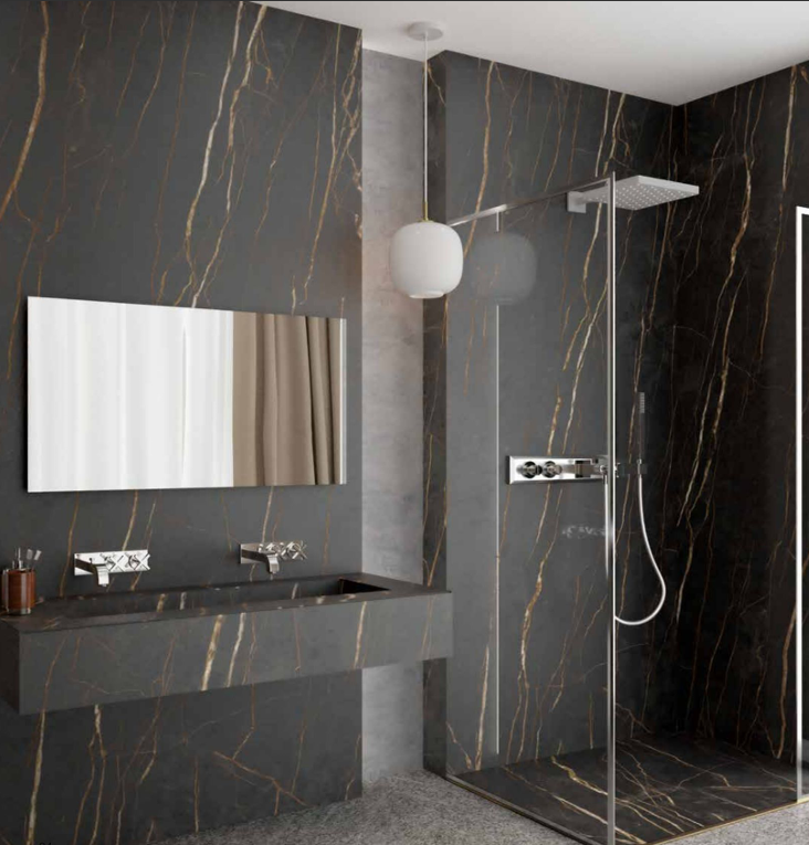 Panou SPC decorativ Lorento Noir R258 Kronospan Rocko Waterproof Tiles 2800x1230x4