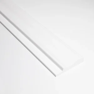 Profil stânga pentru panou riflat 3D Versal, Alb, 270x6.4 cm, Lamelio