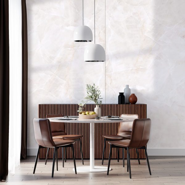 Panou SPC decorativ Ivory Onyx R196 Kronospan Rocko Waterproof Tiles 2800x1230x4