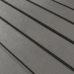 Profil stânga pentru riflaj decorativ Roca, Stormy Grey, 270x8.7cm, Lamelio