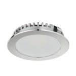 Spot rotund Häfele Loox5 LED 2094, montaj incastrat sau aplicat, aluminiu, sistem alimentare 12 V, putere 2,5 W, diametru 58 mm