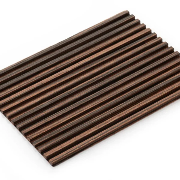 Panou canelat flexibil furnir Makassar profil Tempo 280x122 cm JP Decor