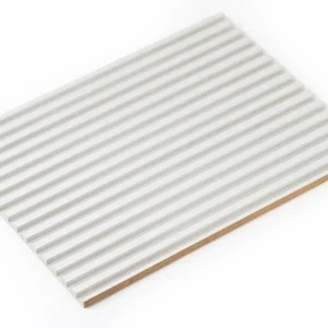 Panou canelat flexibil MDF grunduit profil Tempo 280x122 cm