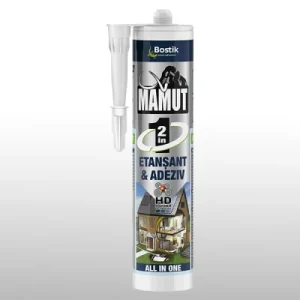 Cartuș Bostik Mamut 2 in 1 de 290 ml, etanșant și adeziv